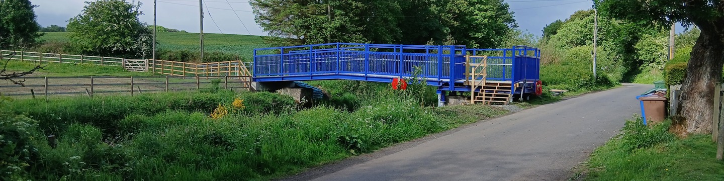 Picture of the Sunnybrae footbridge in Avonbridge