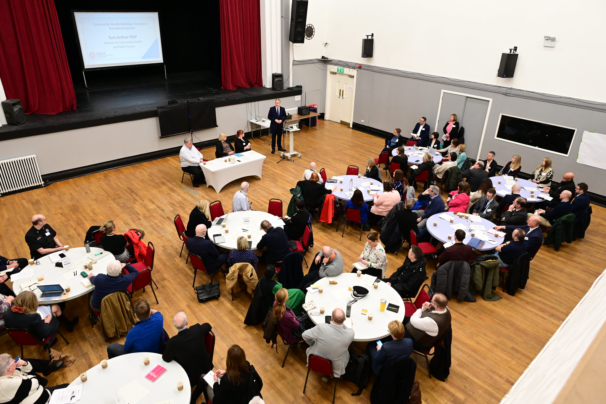 Forth Valley Community Wealth Building Event at Grangemouth Town Hall