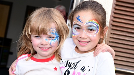 📷 Children enjoyed all the free events – including face painting.